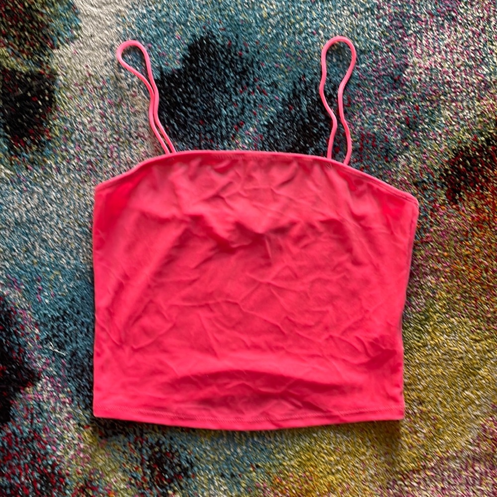 Hot pink Crop Top
